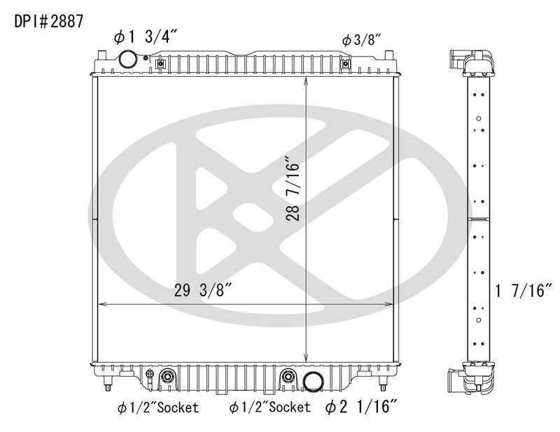 Koyorad A2887 Radiator