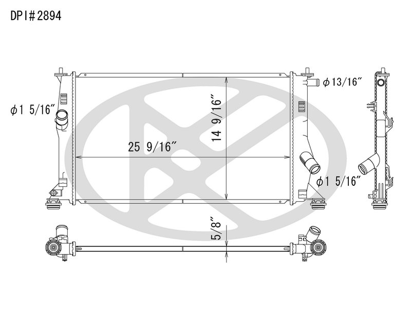 Koyorad A2894 Radiator
