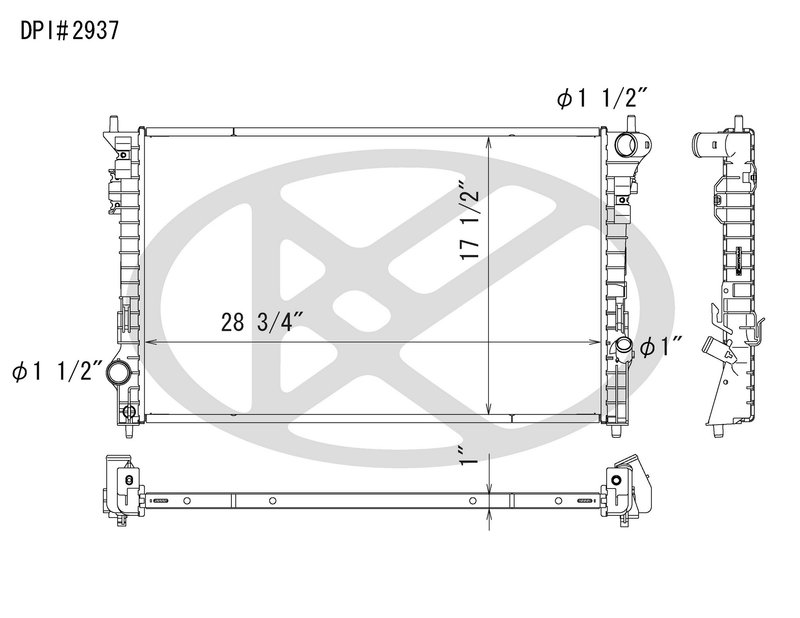 Koyorad A2937 Radiator