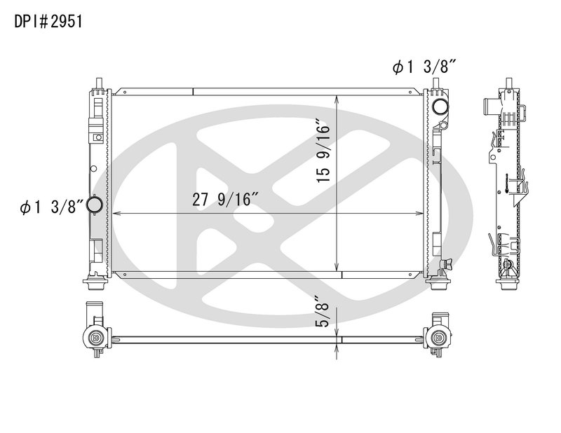 Koyorad A2951 Radiator