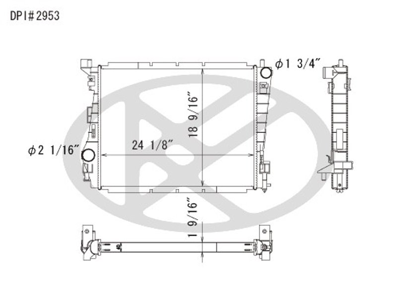 Koyorad A2953 Radiator