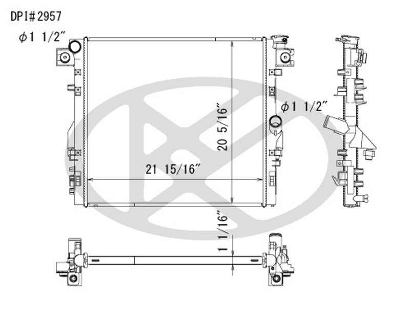 Koyorad A2957 Radiator