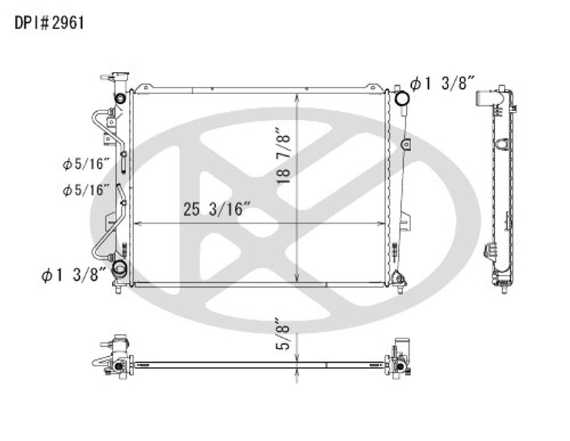 Koyorad A2961 Radiator