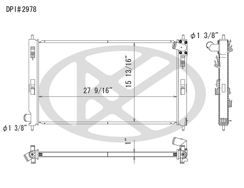 Koyorad A2978 Radiator