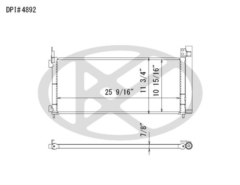 Koyorad CD011101 A/C Condenser