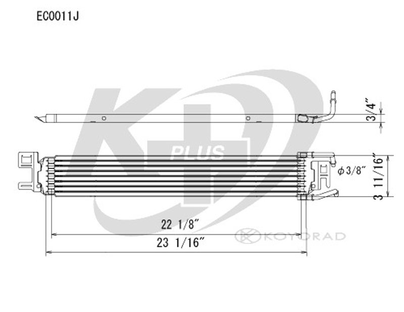 Koyorad EC0011 Automatic Transmission Oil Cooler