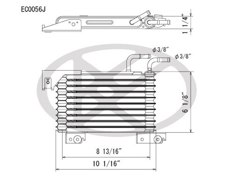 Koyorad EC0056 Automatic Transmission Oil Cooler