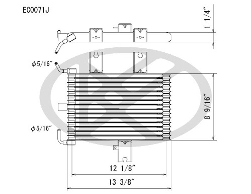 Koyorad EC0071 Automatic Transmission Oil Cooler