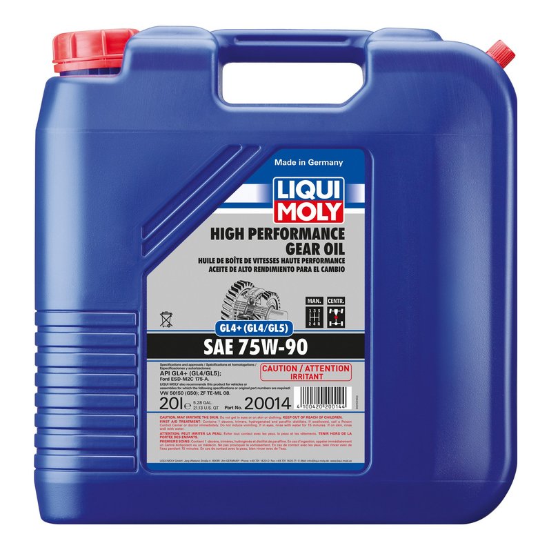 Liqui Moly 20014 Differential Oil - Front Differential or Rear Differential