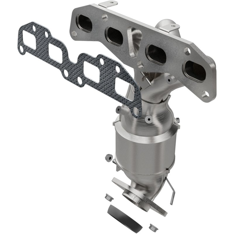 MagnaFlow 452019 Catalytic Converter with Integrated Exhaust Manifold - Front