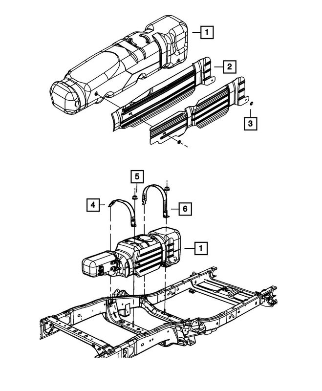 Mopar 68166431AC Fuel Tank