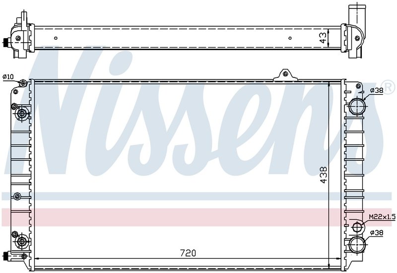 Nissens 60239 Radiator