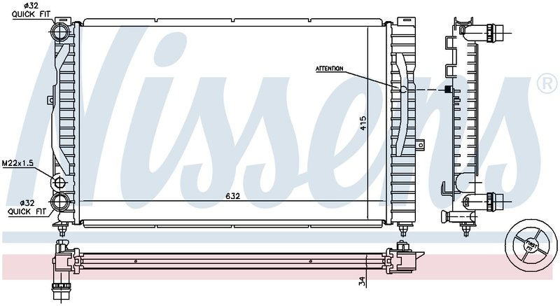 Nissens 60299 Radiator