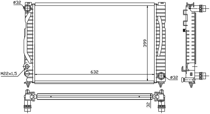 Nissens 60497 Radiator