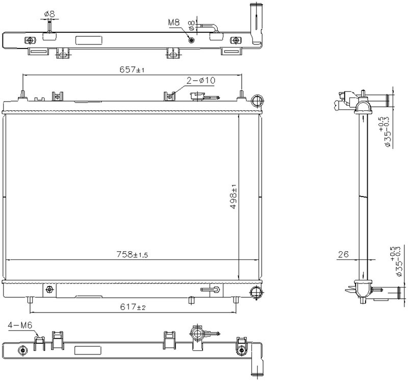 Nissens 606308 Radiator