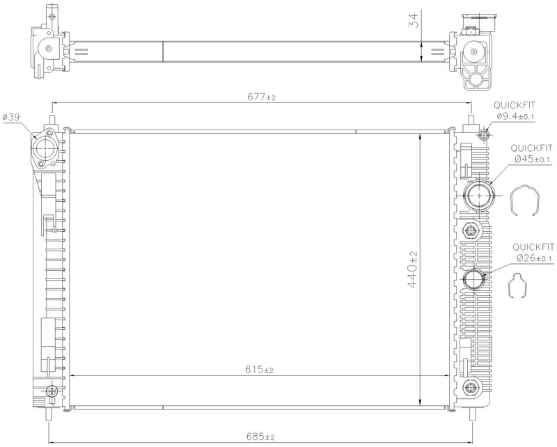 Nissens 606515 Radiator