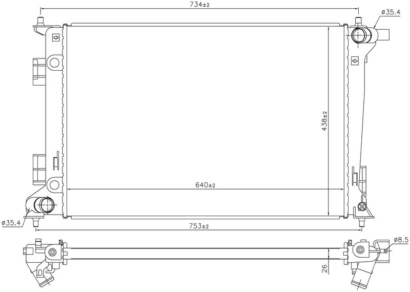 Nissens 606675 Radiator