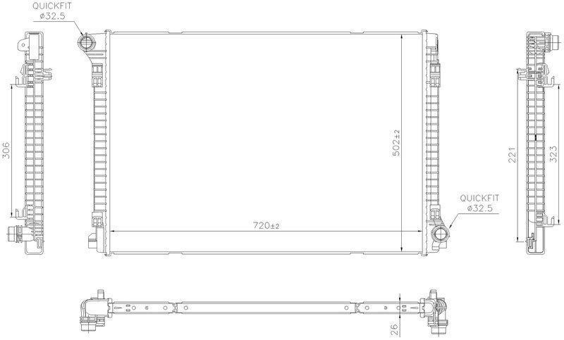 Nissens 606704 Radiator