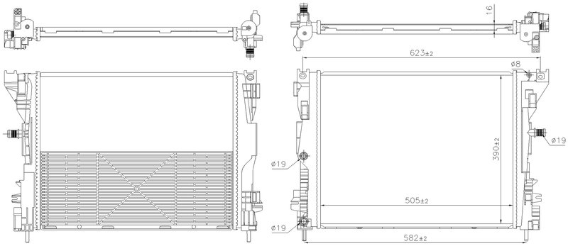 Nissens 606746 Radiator