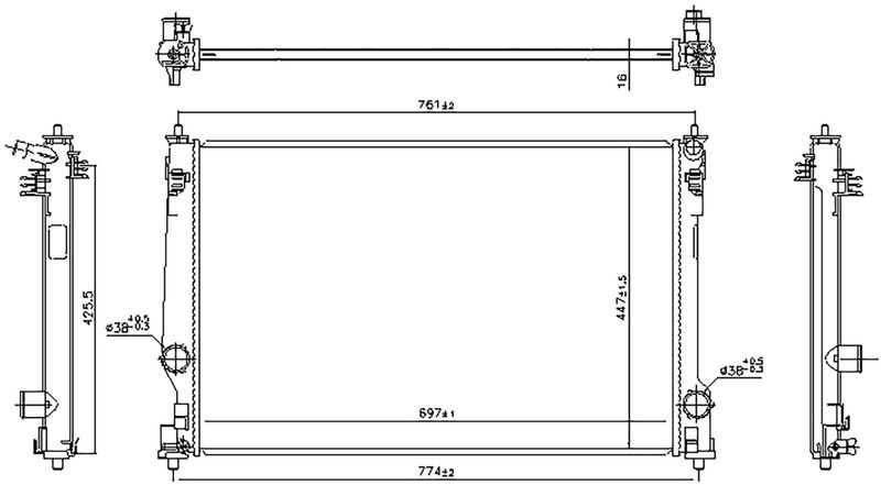 Nissens 606786 Radiator