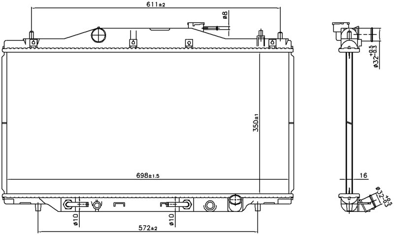 Nissens 606988 Radiator