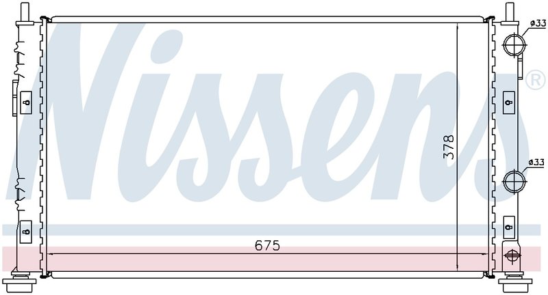Nissens 61003 Radiator - Center
