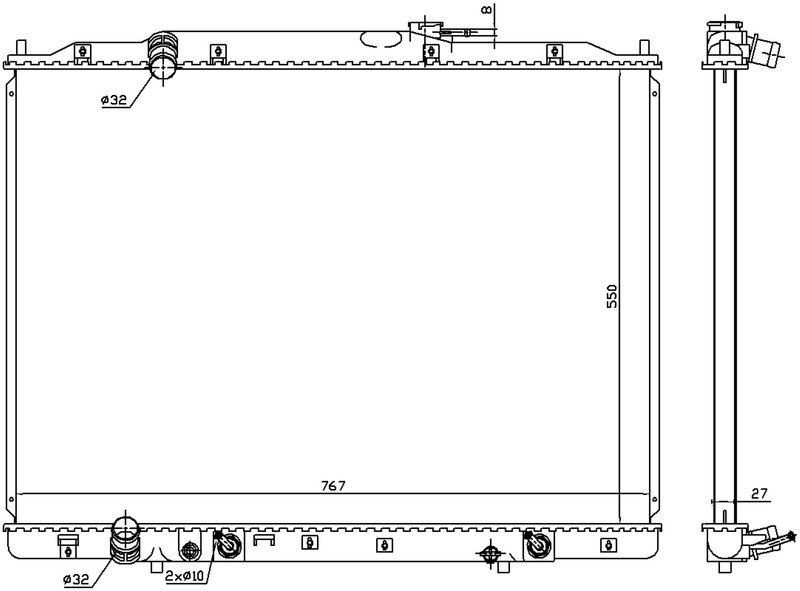 Nissens 68151 Radiator