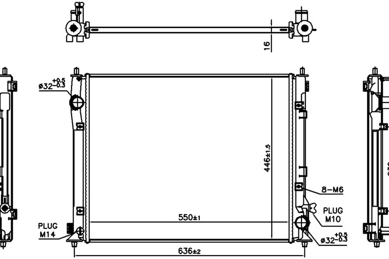 Nissens 686802 Radiator