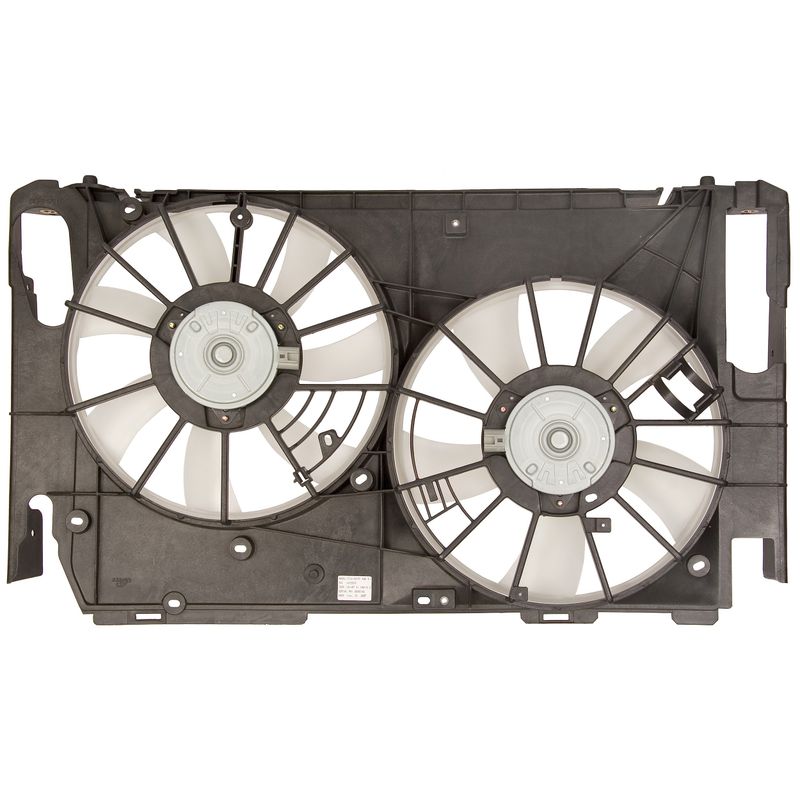 Nissens 850411 Dual Radiator and Condenser Fan Assembly - Left