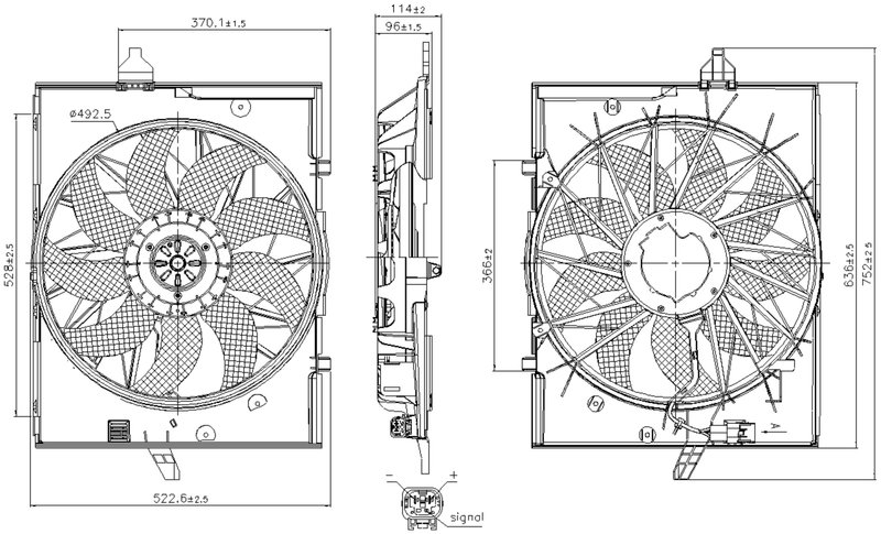 Nissens 85735 Engine Cooling Fan Assembly