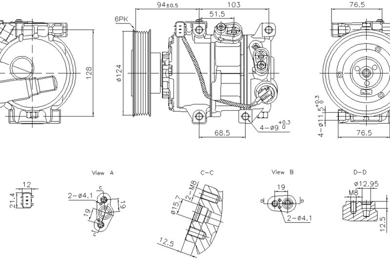 Nissens 890896 A/C Compressor