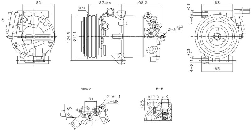 Nissens 890897 A/C Compressor