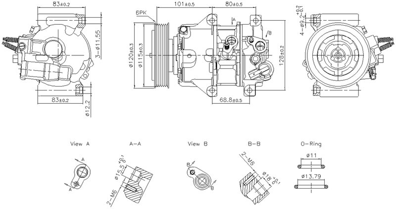 Nissens 890898 A/C Compressor