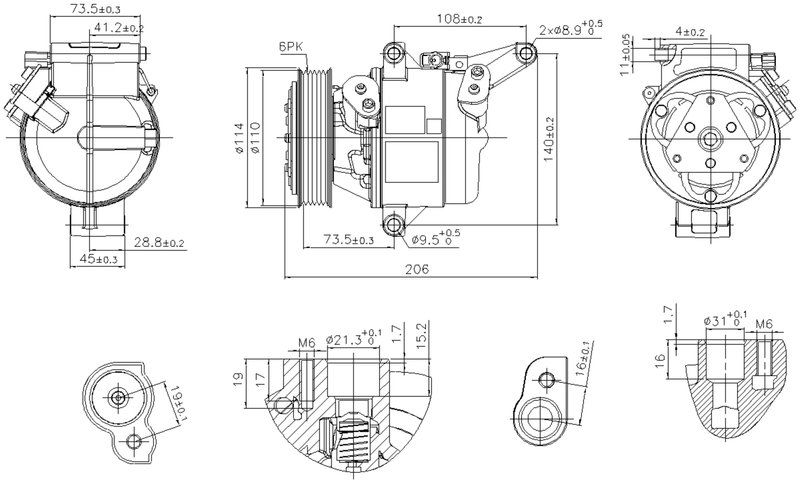 Nissens 890948 A/C Compressor