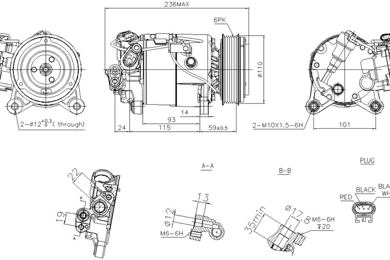 Nissens 891019 A/C Compressor