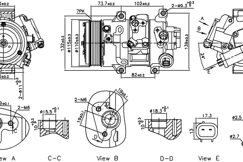 Nissens 891069 A/C Compressor