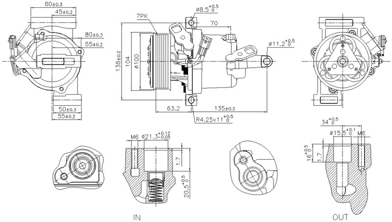 Nissens 891074 A/C Compressor