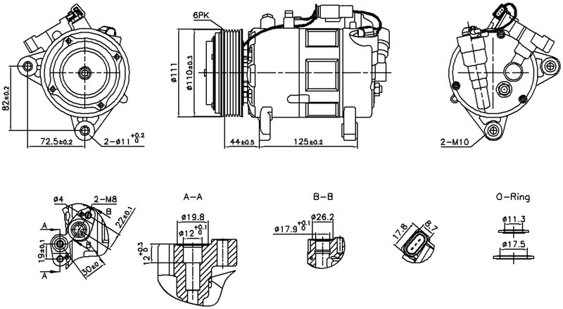Nissens 891148 A/C Compressor