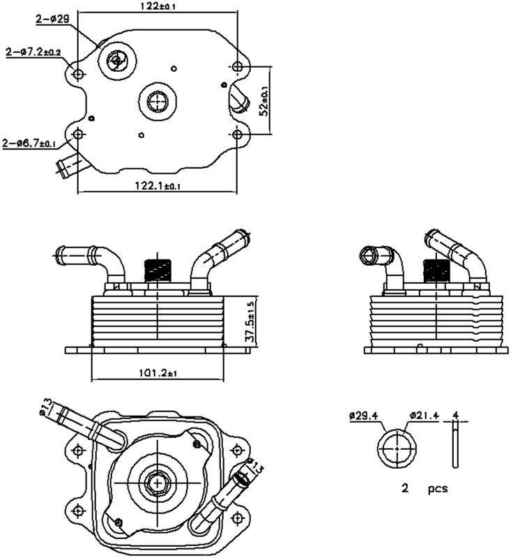 Nissens 91440 Engine Oil Cooler