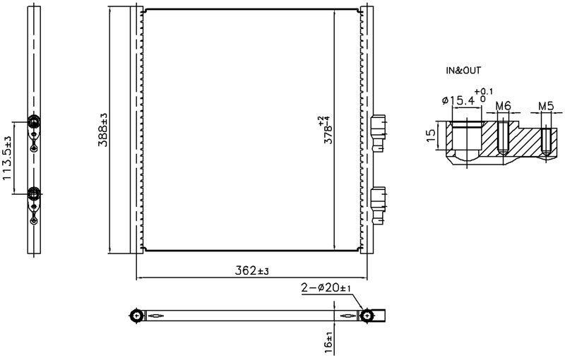 Nissens 941308 A/C Condenser
