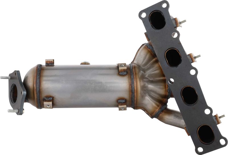 OP Converters OPCC1044 Catalytic Converter with Integrated Exhaust Manifold - Front