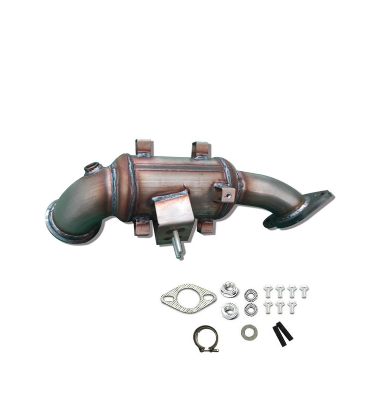 OP Converters OPCF5122 Catalytic Converter with Integrated Exhaust Manifold - Front