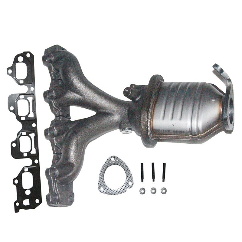 OP Converters OPCG4040 Catalytic Converter with Integrated Exhaust Manifold - Front