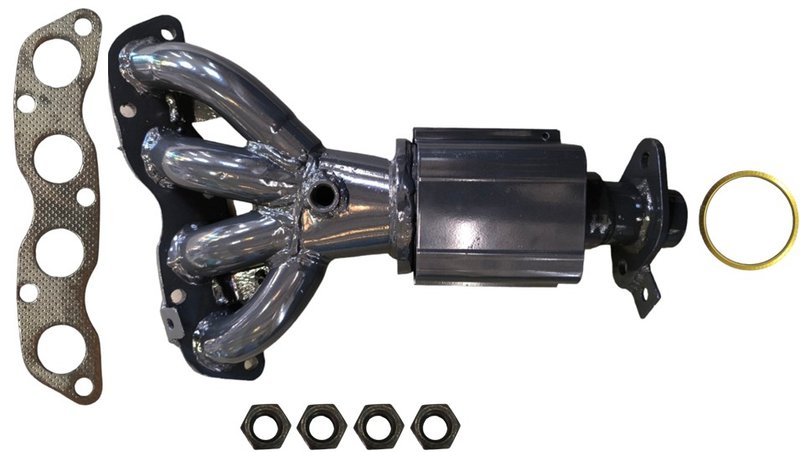 OP Converters OPCM2020 Catalytic Converter with Integrated Exhaust Manifold - Front