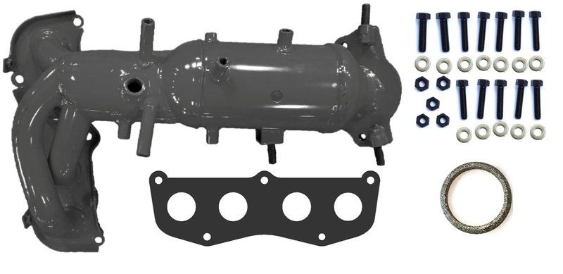 OP Converters OPCM2029 Catalytic Converter with Integrated Exhaust Manifold - Front