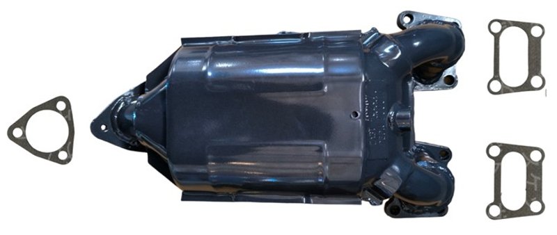 OP Converters OPCN3037 Catalytic Converter with Integrated Exhaust Manifold - Front