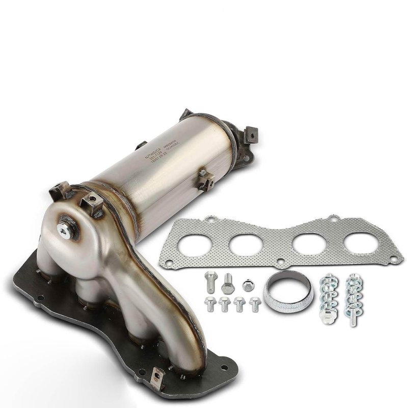 OP Converters OPCT1071 Catalytic Converter with Integrated Exhaust Manifold - Front