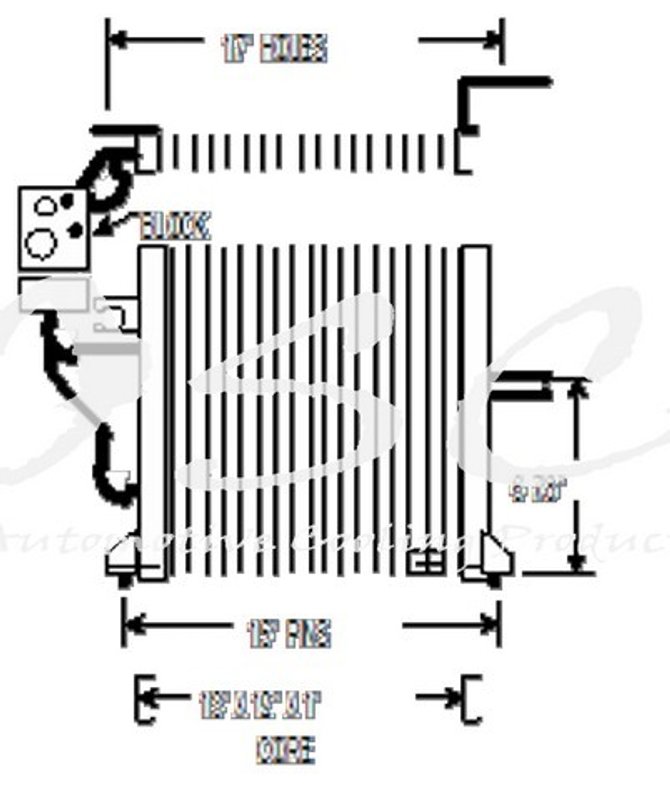 One Stop Solutions 4511 A/C Condenser