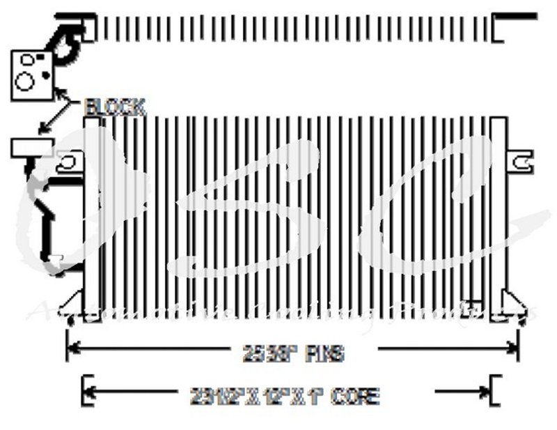One Stop Solutions 4538 A/C Condenser