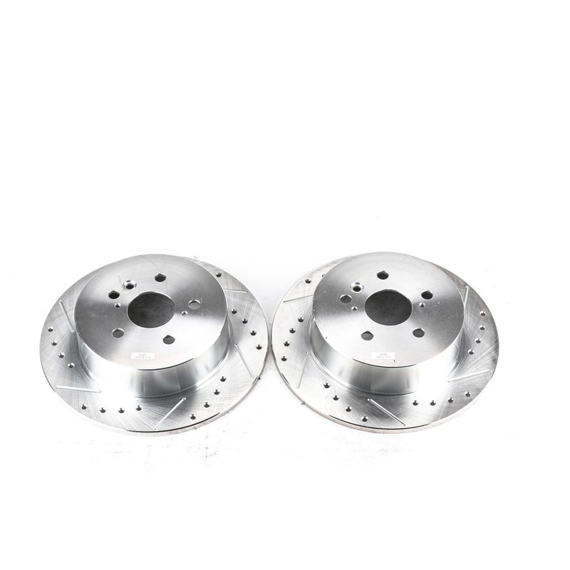 PowerStop JBR1369XPR Disc Brake Rotor Set - Rear